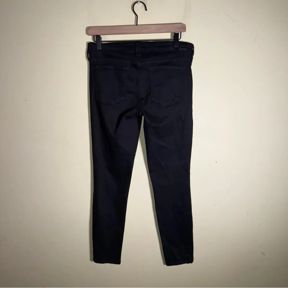 VINCE Dylan Black classic denim skinny jeans 28 - Picture 7 of 7